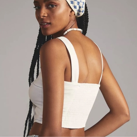 MAEVE BUTTONFRONT VEST TANK - Picture 4 of 14